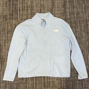 The North Face Men's Zip-Up in Soft Blue